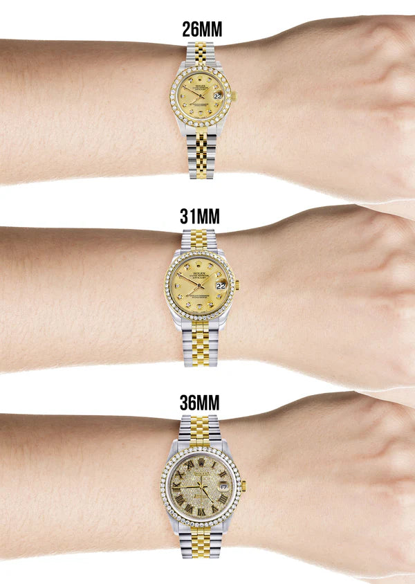 Rolex Oyster Date Watch | 34MM | Blue Dial | Oyster Band