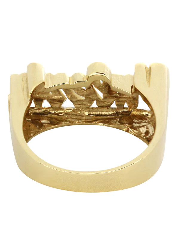 Personalized Name Ring | 14K | Yellow Gold | Size Options Available