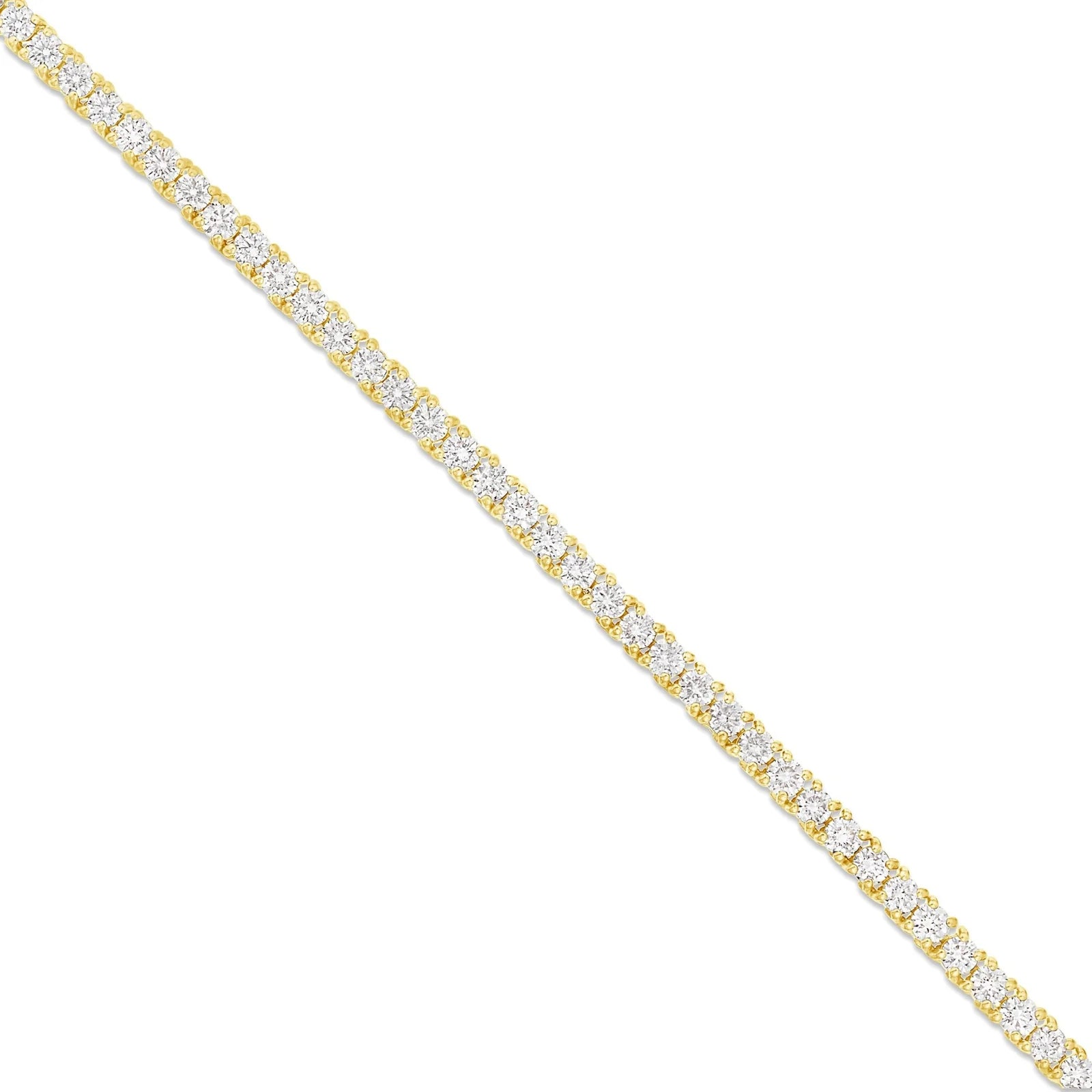 4 prong diamond tennis chain 