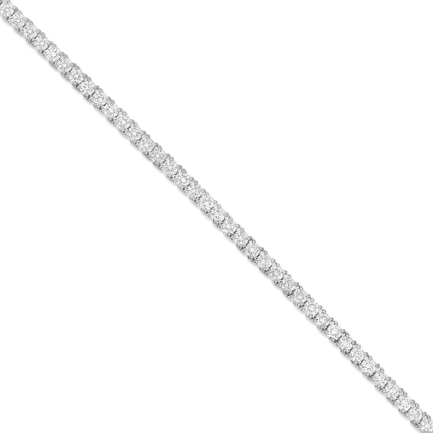 4 prong diamond tennis chain 