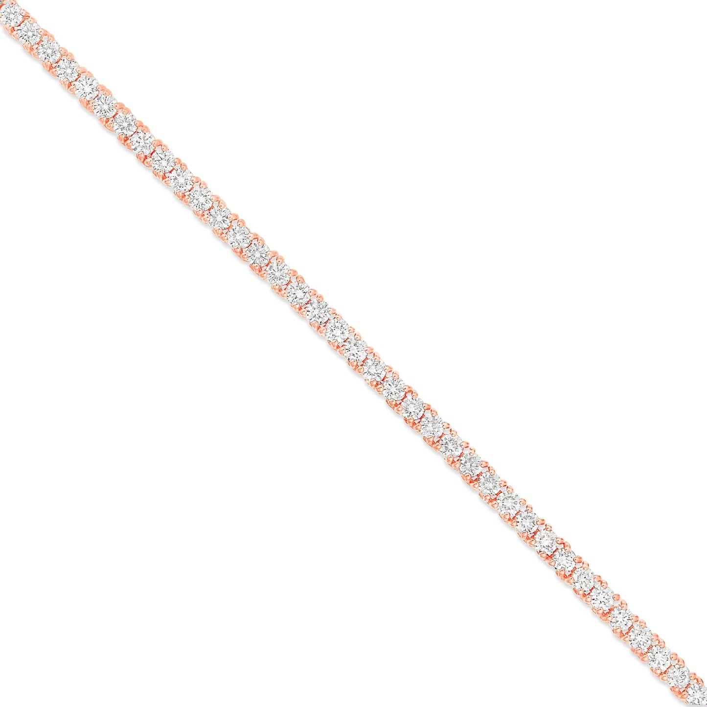 4 prong diamond tennis chain 