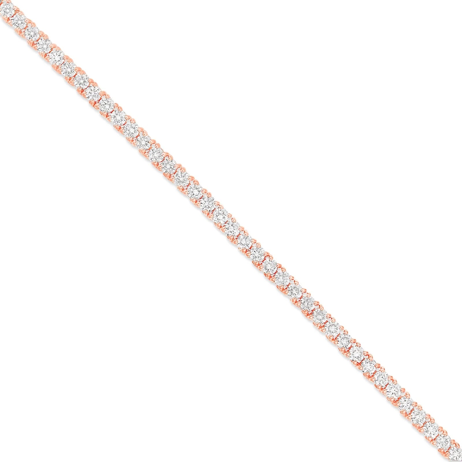 4 prong diamond tennis chain 