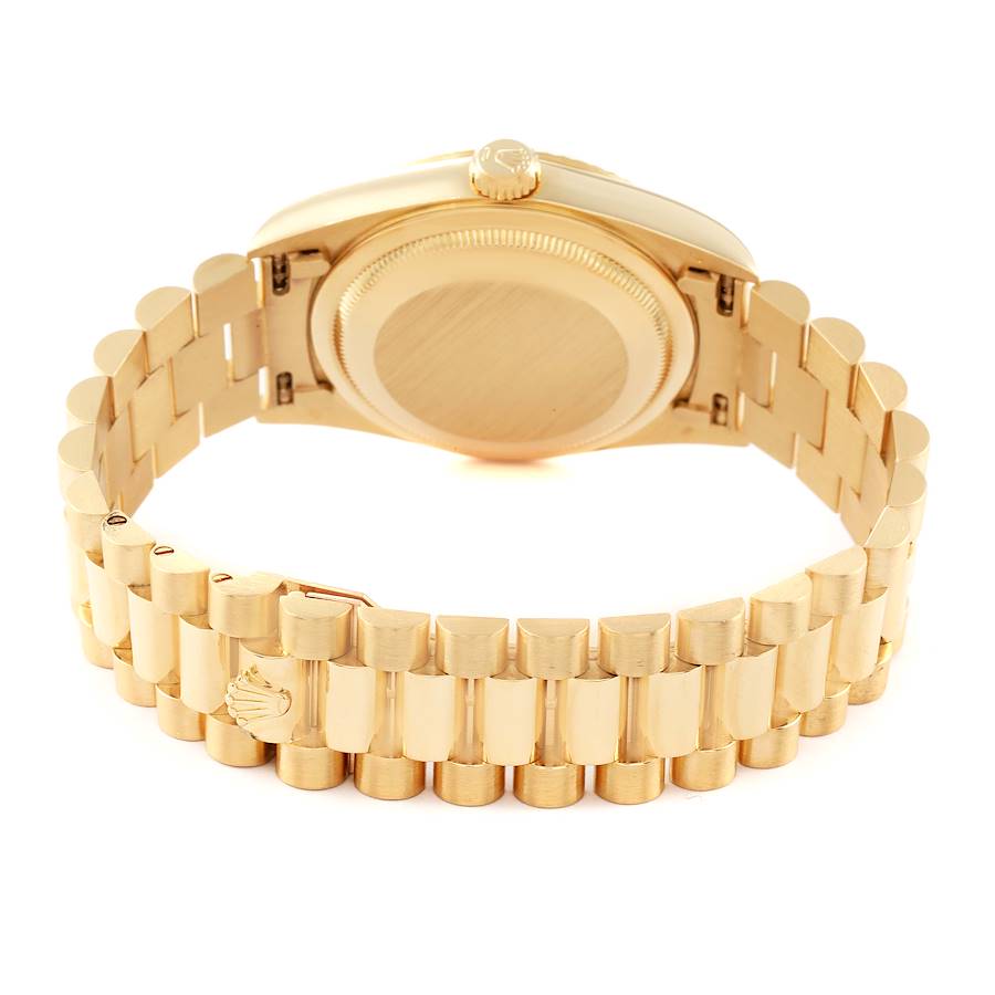 Rolex President Day-Date Watch 18238 for Men | 36MM | Yellow Gold Diamond Numerals |
