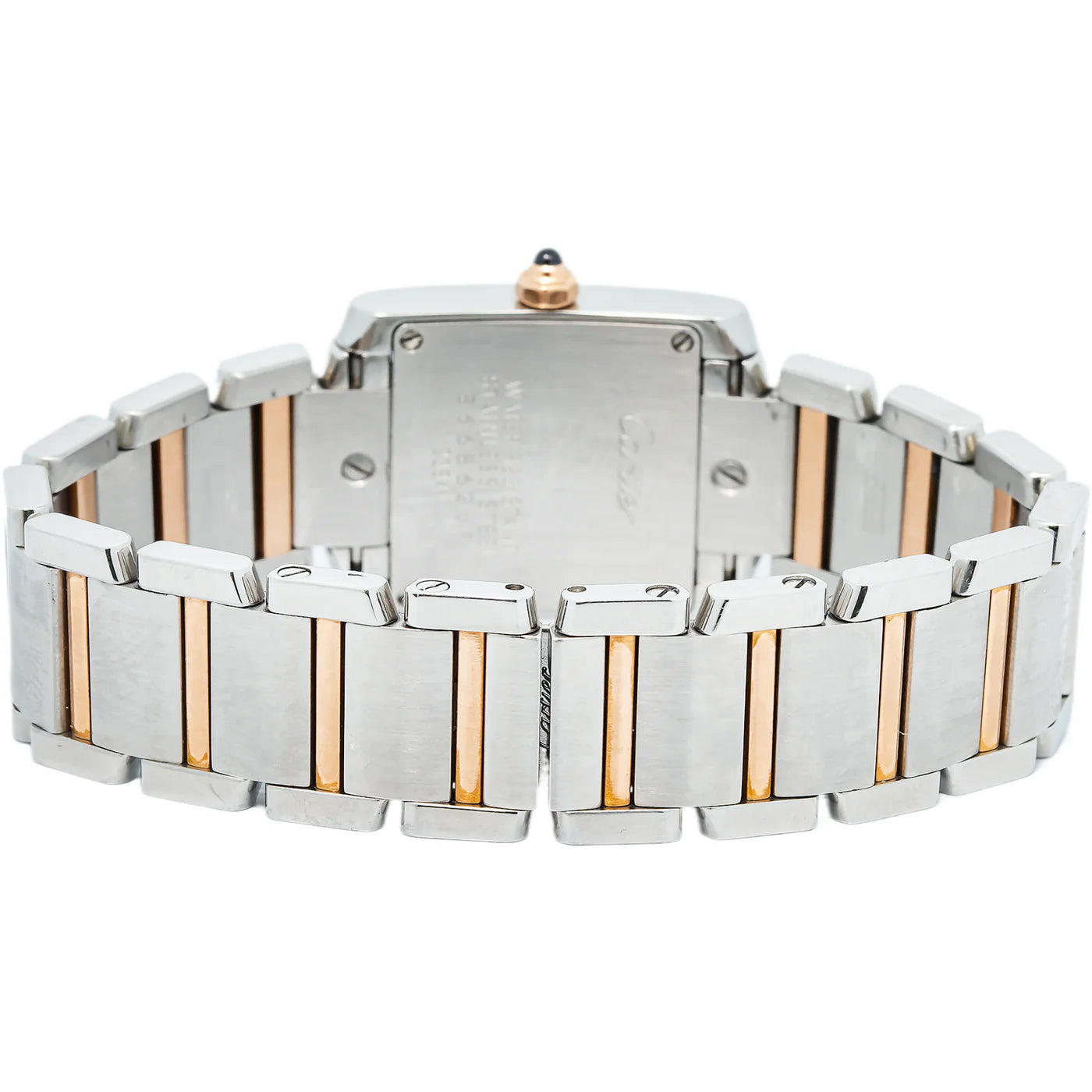 Cartier Tank Francaise Rose Gold and Stainless Steel Quartz W51027Q4