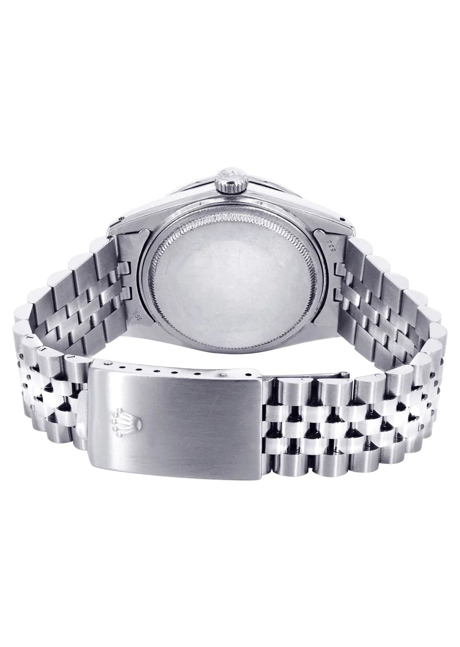 Rolex Datejust Watch 16014 for Men | 36MM | Diamond Pink Dial | Jubilee Band