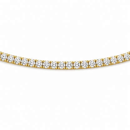 Lab Diamond Tennis Bracelet | 10K Yellow Gold | 1.15Cts  7"