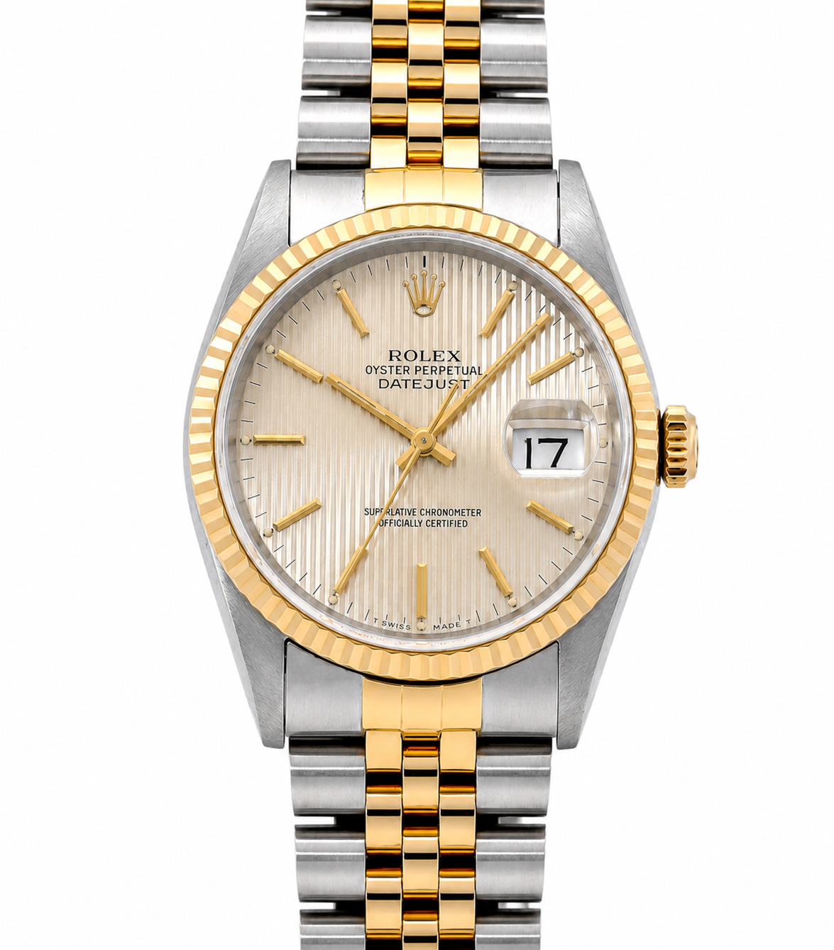 Rolex Datejust 16233 for Men | 36MM | Tapestry Dial | Two Tone | Jubilee Band B & P