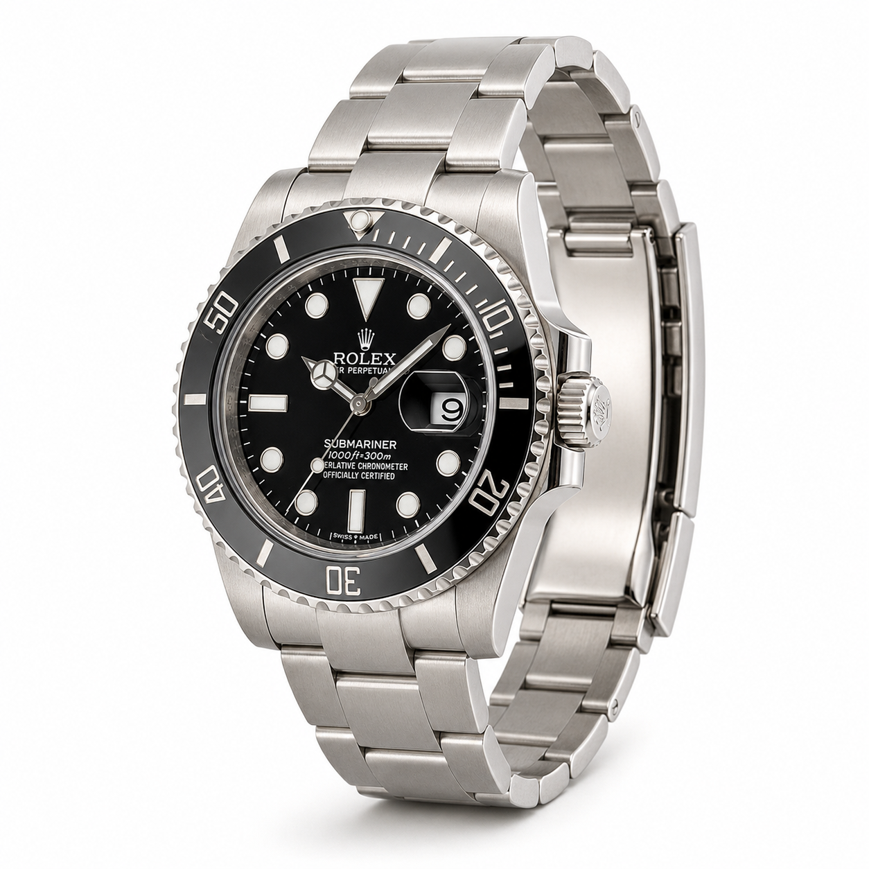 Rolex Submariner 116610ln Watch for Mens | 40MM | Black Dial | Steel B & P