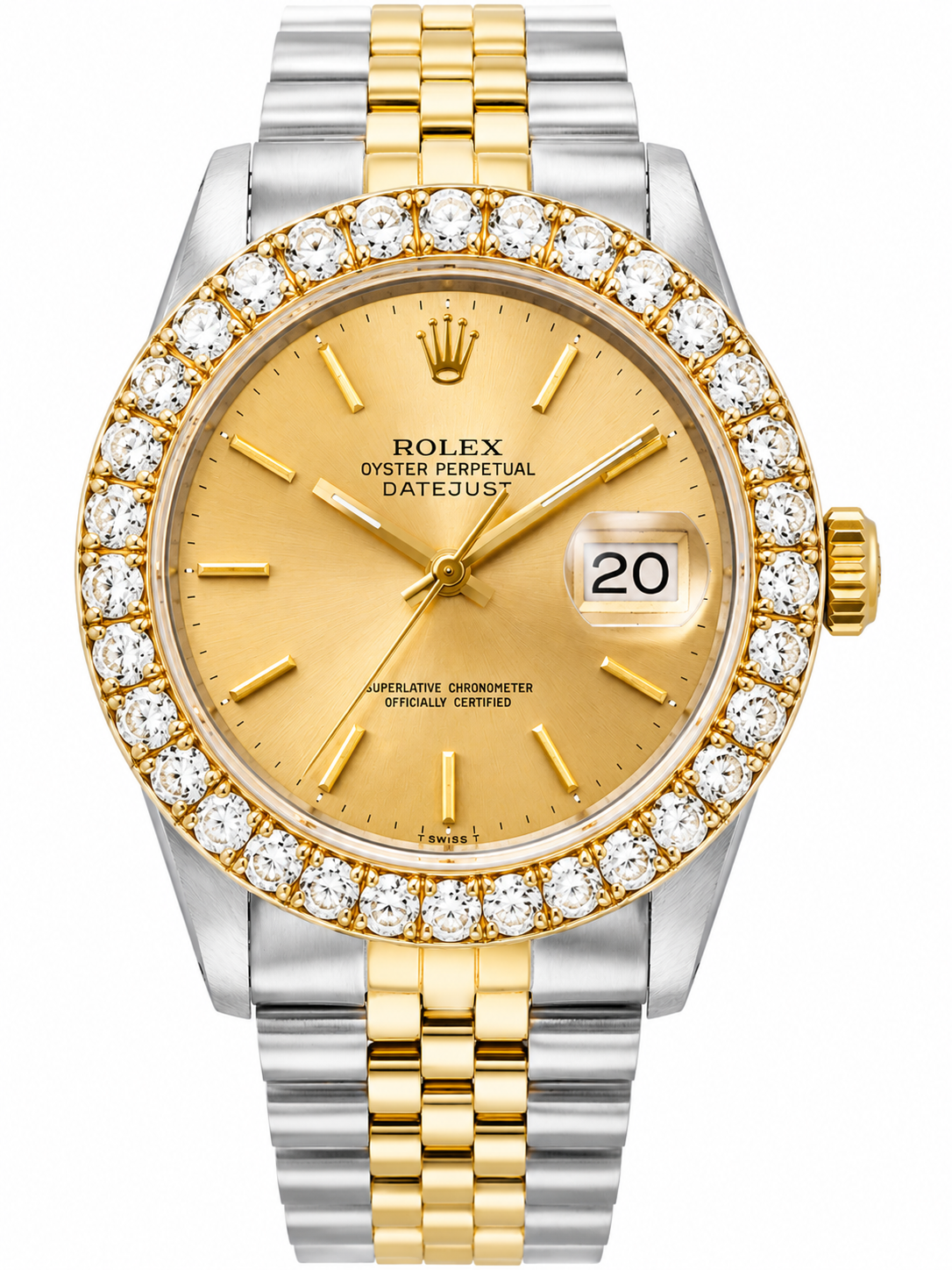 Rolex Datejust Watch | 36MM| Jubilee Band Diamond Bezel 16013