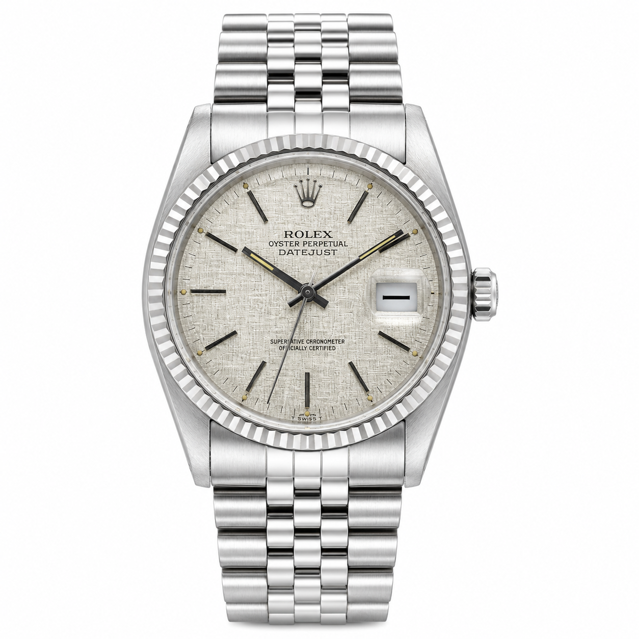 Rolex Datejust Watch | 36MM | Linen Dial | Jubilee Band 16234