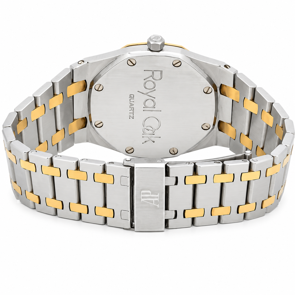 Audemars Piguet Royal Oak 14470SA 33MM Grey Tapisserie Dial With Two Tone Bracelet