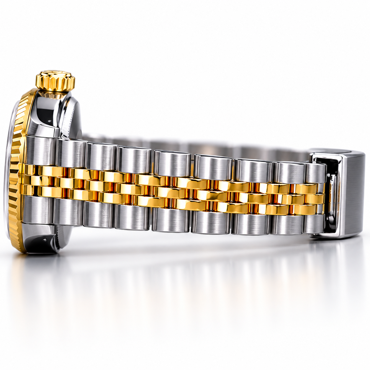 Rolex Datejust 69173 26MM Silver Diamond Dial With Two Tone Jubilee Bracelet