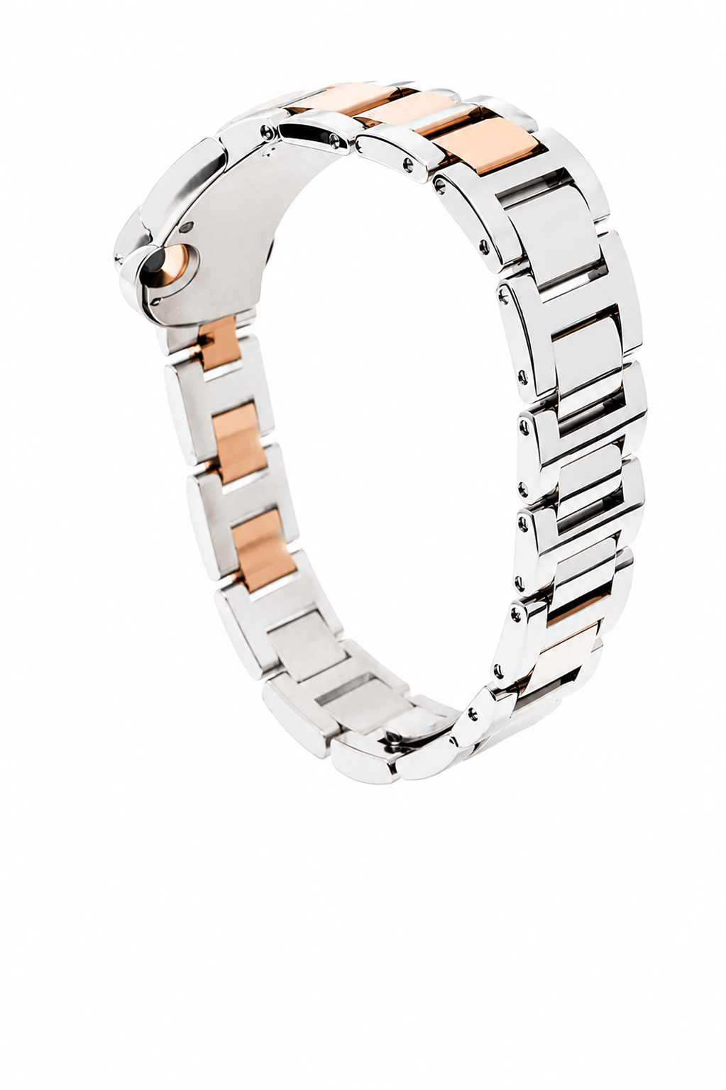 Cartier Ballon Bleu Rose Gold and Stainless Steel Automatic  WE902061, 33 mm diameter, Steel/Rose Gold