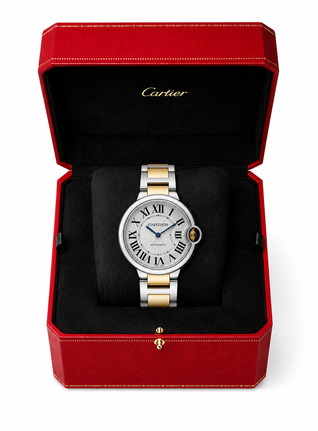 Cartier Ballon Bleu 33mm W2BB0002 Yellow Gold and Stainless Steel Automatic