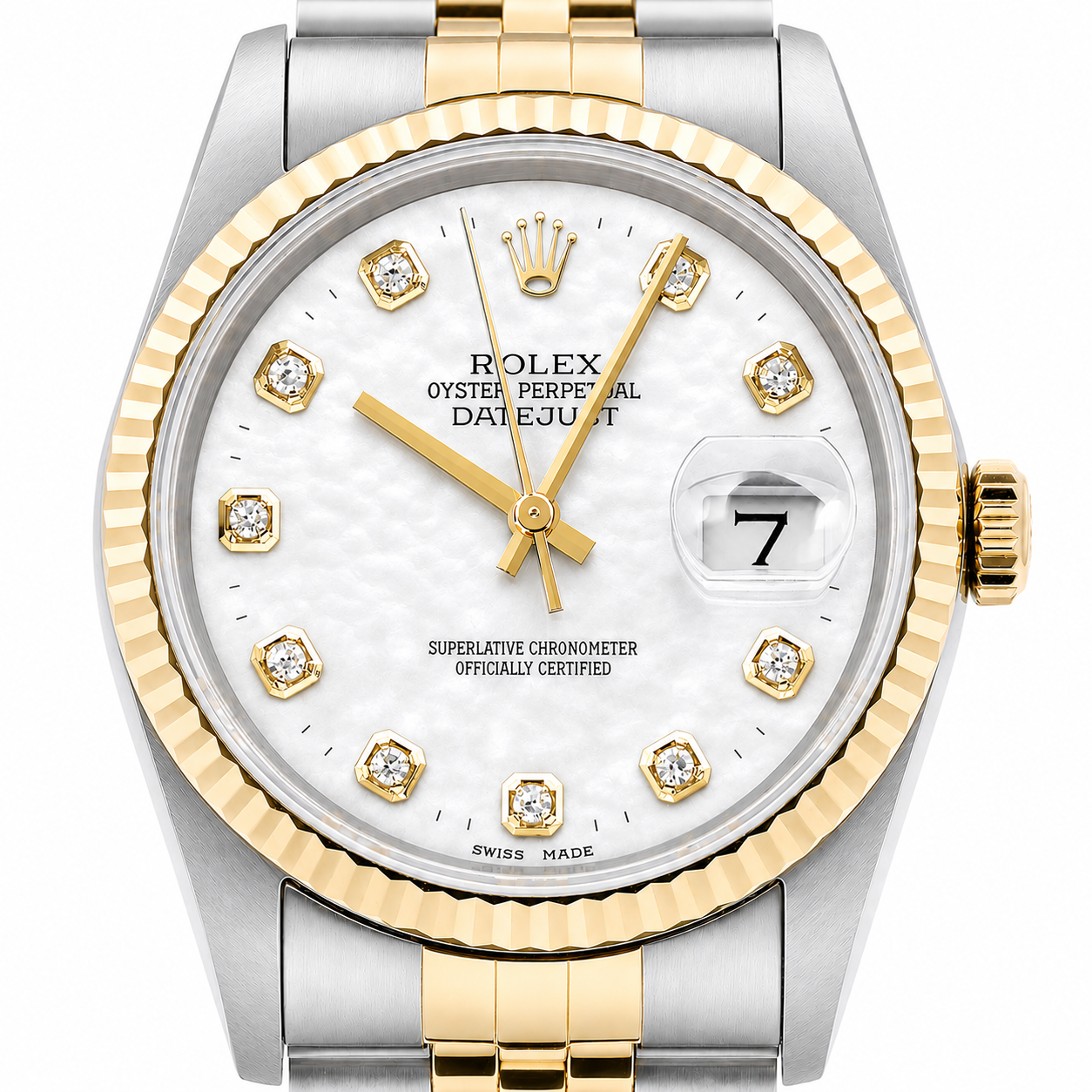 Rolex Datejust Watch | 31MM | White Mop Diamond Dial  | Jubilee Band