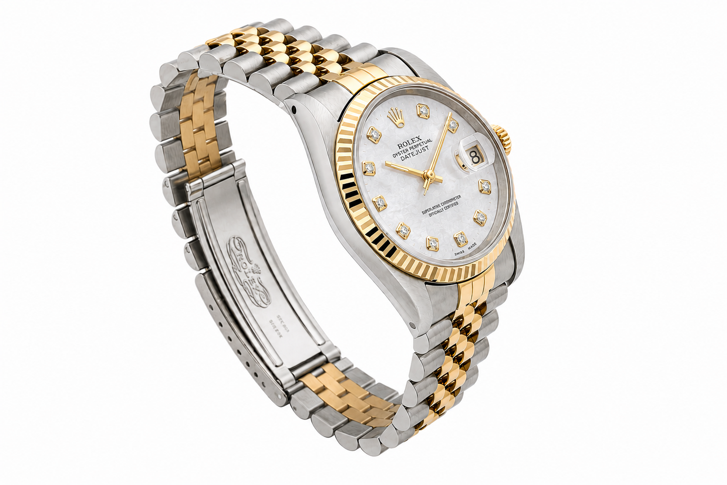 Rolex Datejust Watch | 31MM | White Mop Diamond Dial  | Jubilee Band