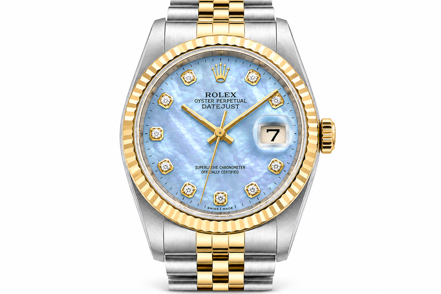 Rolex Datejust Watch | 31MM | Blue Mop Diamond Dial  | Jubilee Band