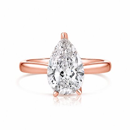 2.54CT E VS1 Pair Lab Grown Diamond Engagement Ring 14kt