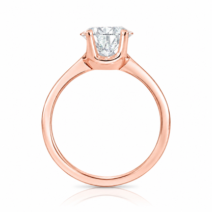 2.54CT E VS1 Pair Lab Grown Diamond Engagement Ring 14kt