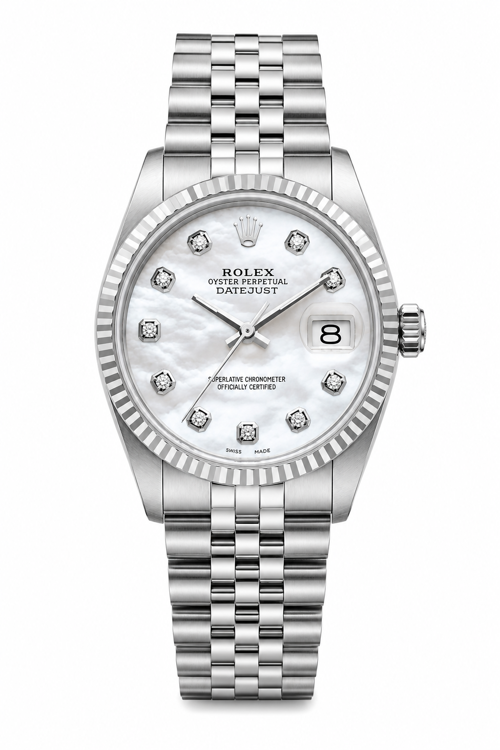 Rolex Datejust Watch for Men | 36MM | Mop Diamond Dial  | Jubilee Band