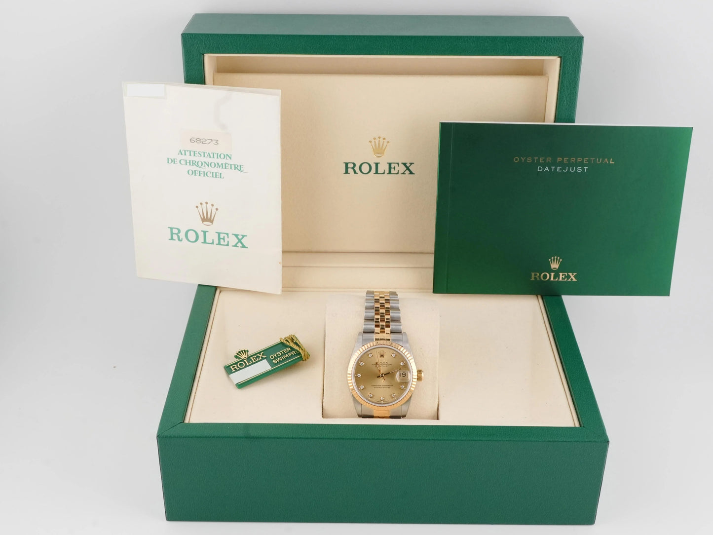 Rolex Datejust Watch | 31MM | Factory Diamond Dial  | Jubilee Band