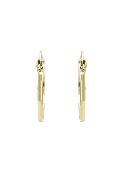 10K Womens Gold Hoop Earrings | 1.7MM | 1.7MM