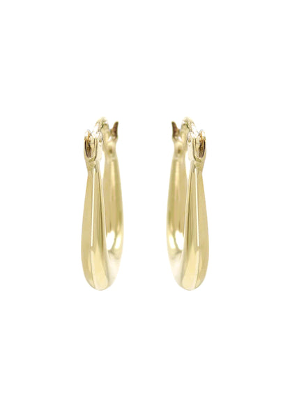 10K Womens Gold Hoop Earrings | 3MM