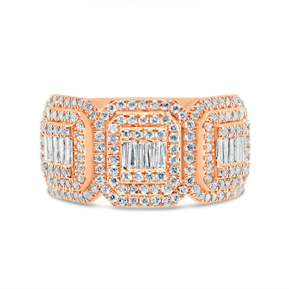 Mens Gold Diamond Ring | 14K | 1.68 CTW