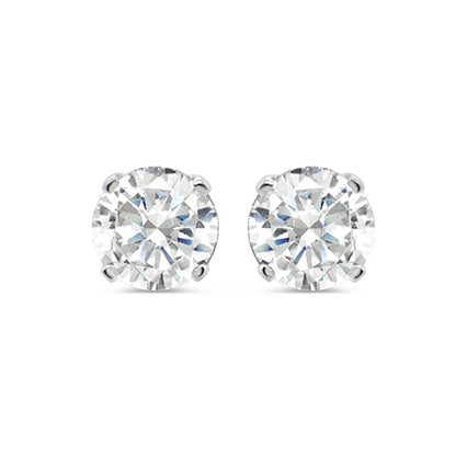 10K White Gold | Diamond Earrings | 0.25CTW | 5.46MM
