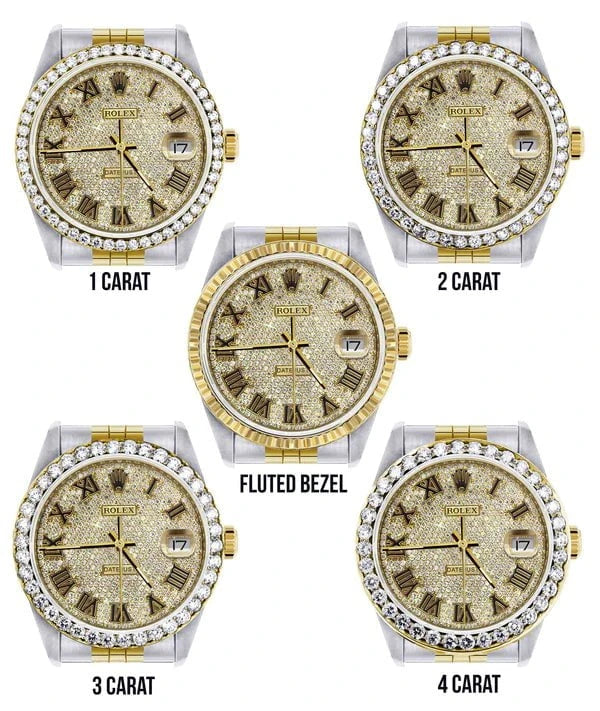 full diamond roman numeral 2 600