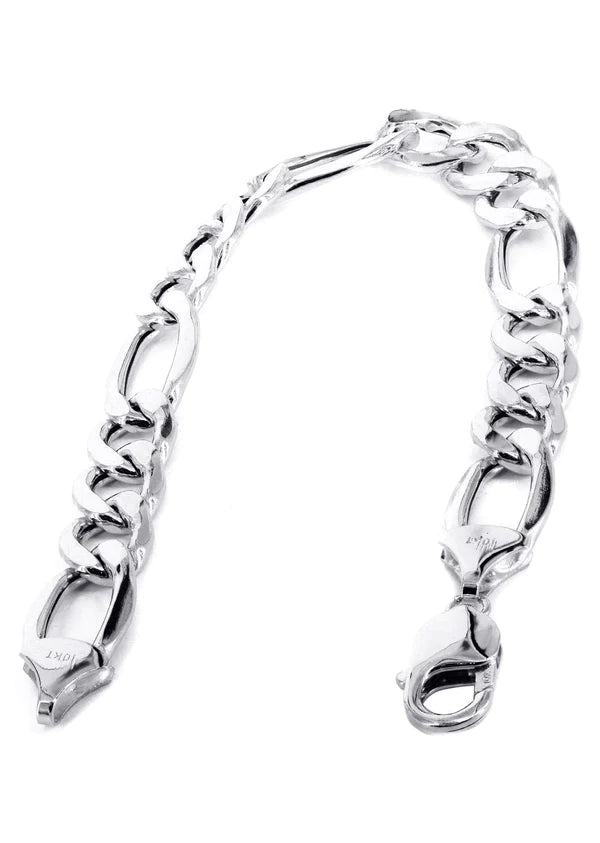 Hollow yellow figaro bracelet