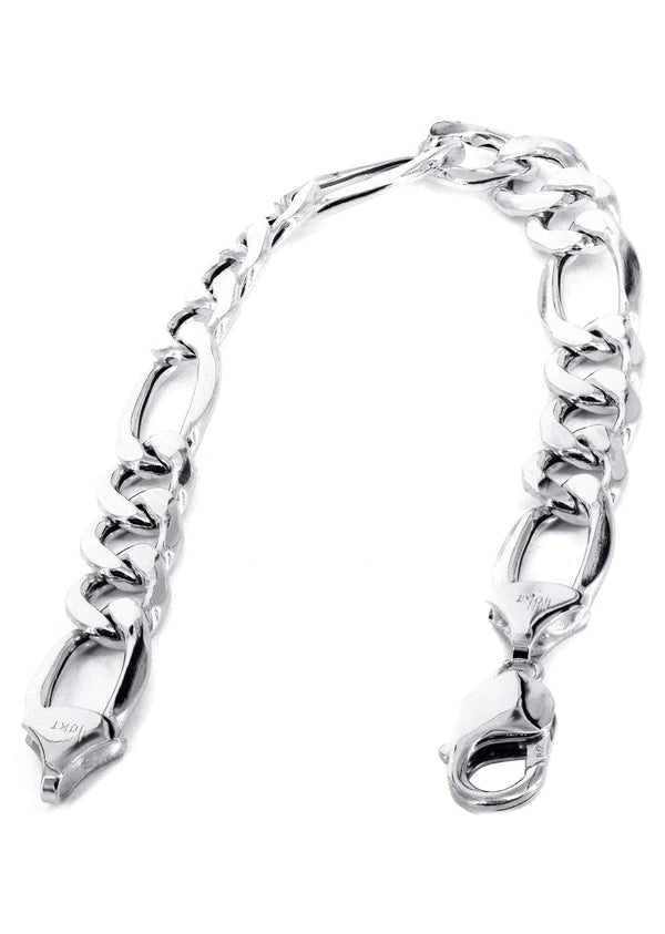 Hollow yellow figaro bracelet