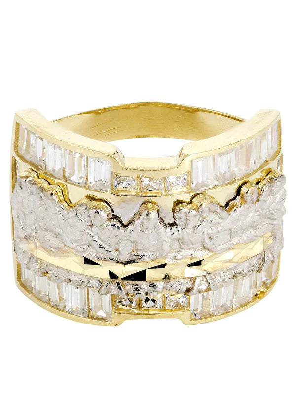 Last Supper #.2 Ring | 10K Solid Yellow Gold
