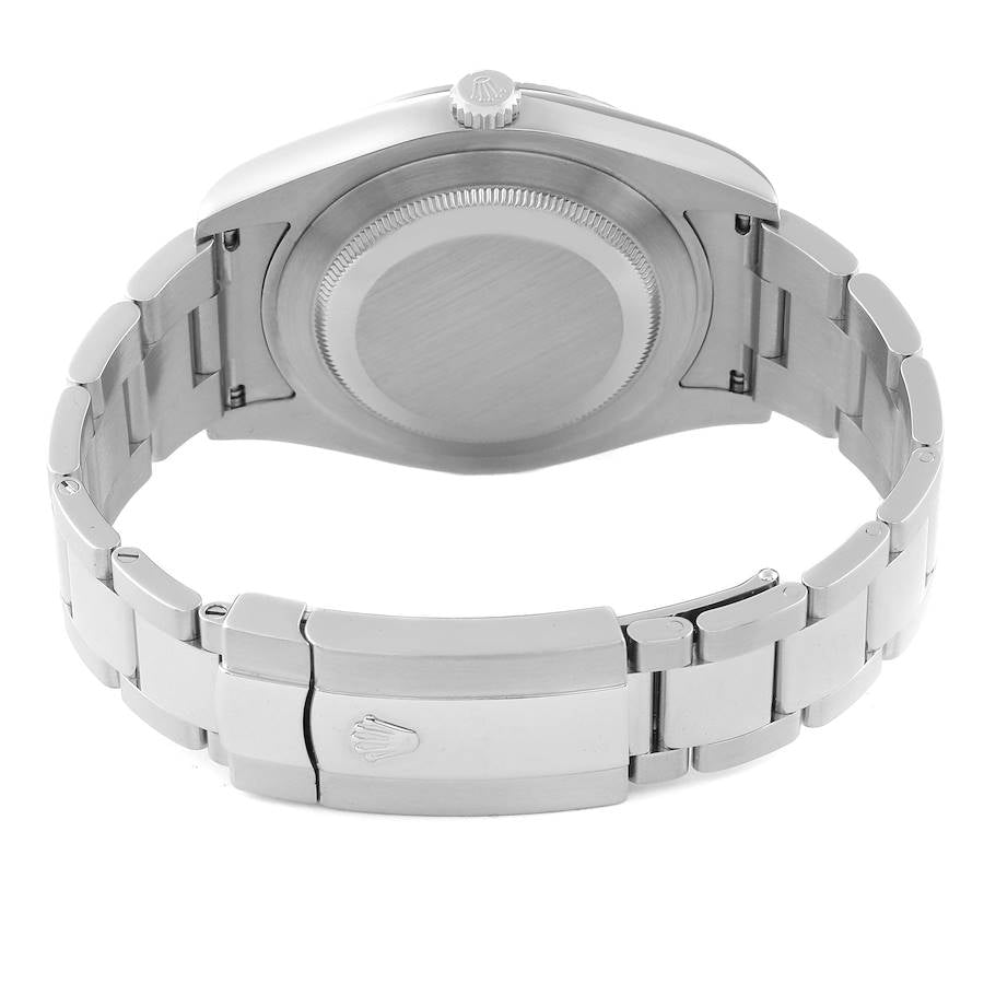 rolex datejust ii 41mm grey dial steel white gold mens watch