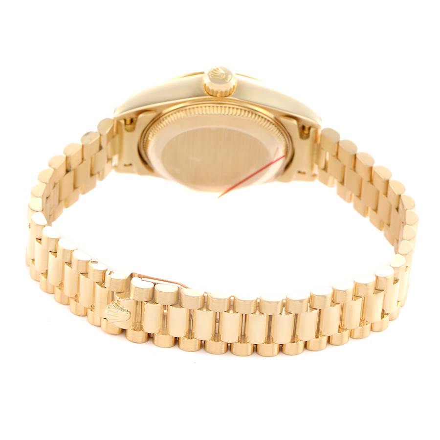 Rolex President Yellow Gold Diamond Dial Ladies Watch 26mm
