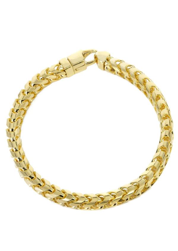 solid yellow franco bracelet f 44 600x