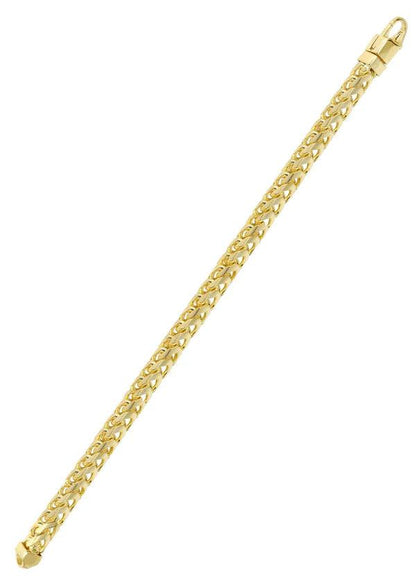 solid yellow franco bracelet s