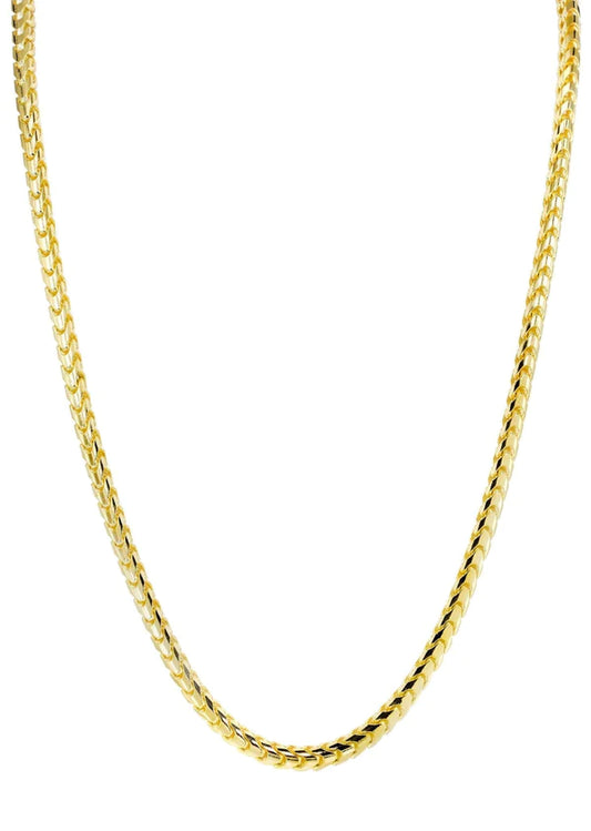 solid yellow franco chain